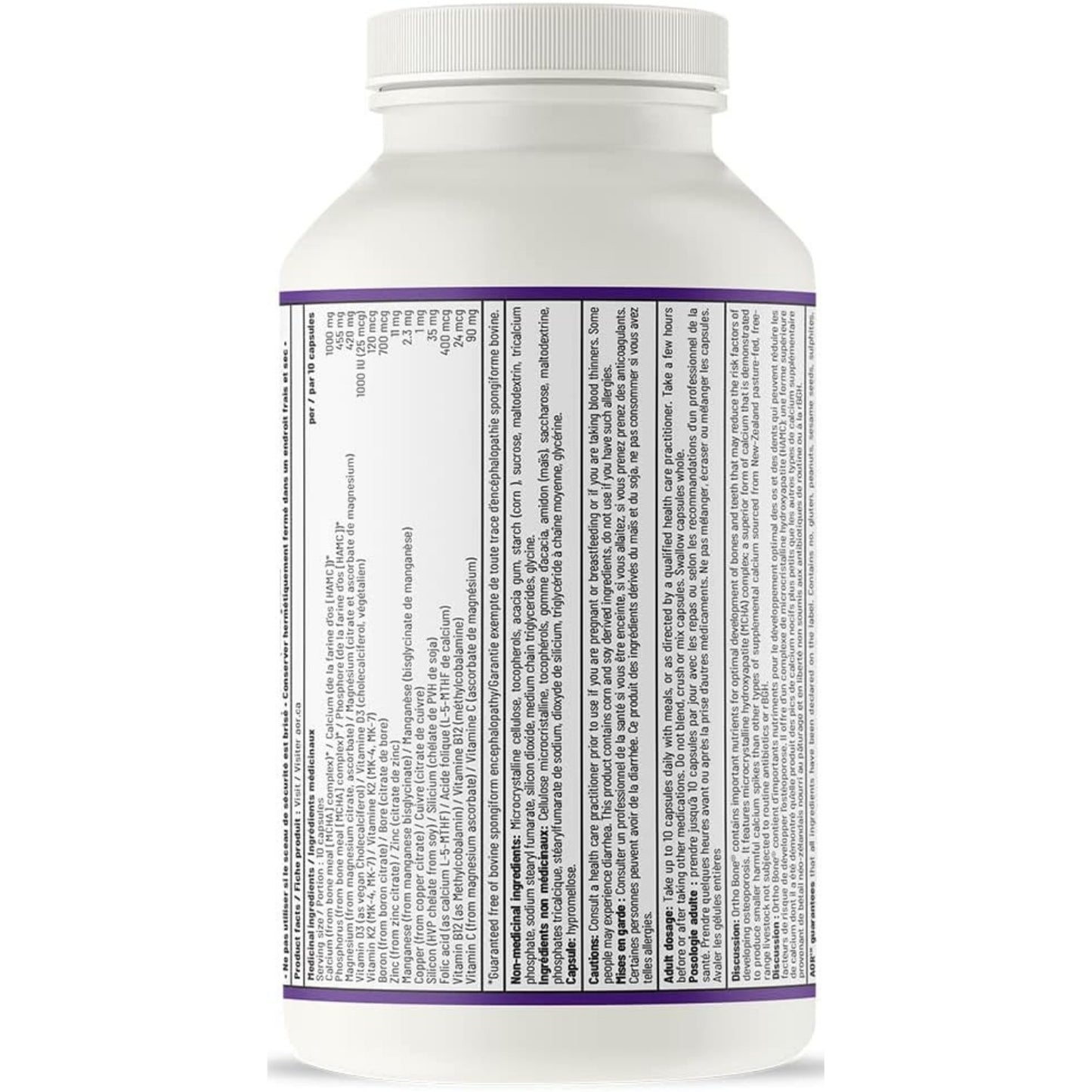 AOR Ortho Bone 202mg 300 Capsules