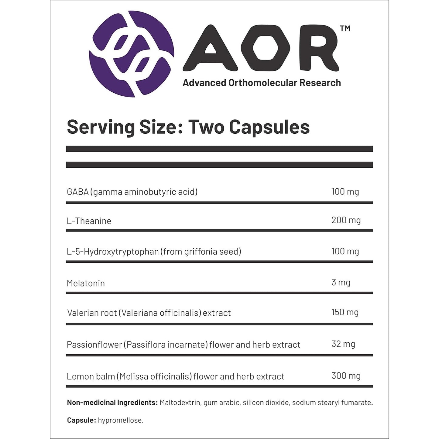 AOR Ortho Sleep 443mg 60 Capsules