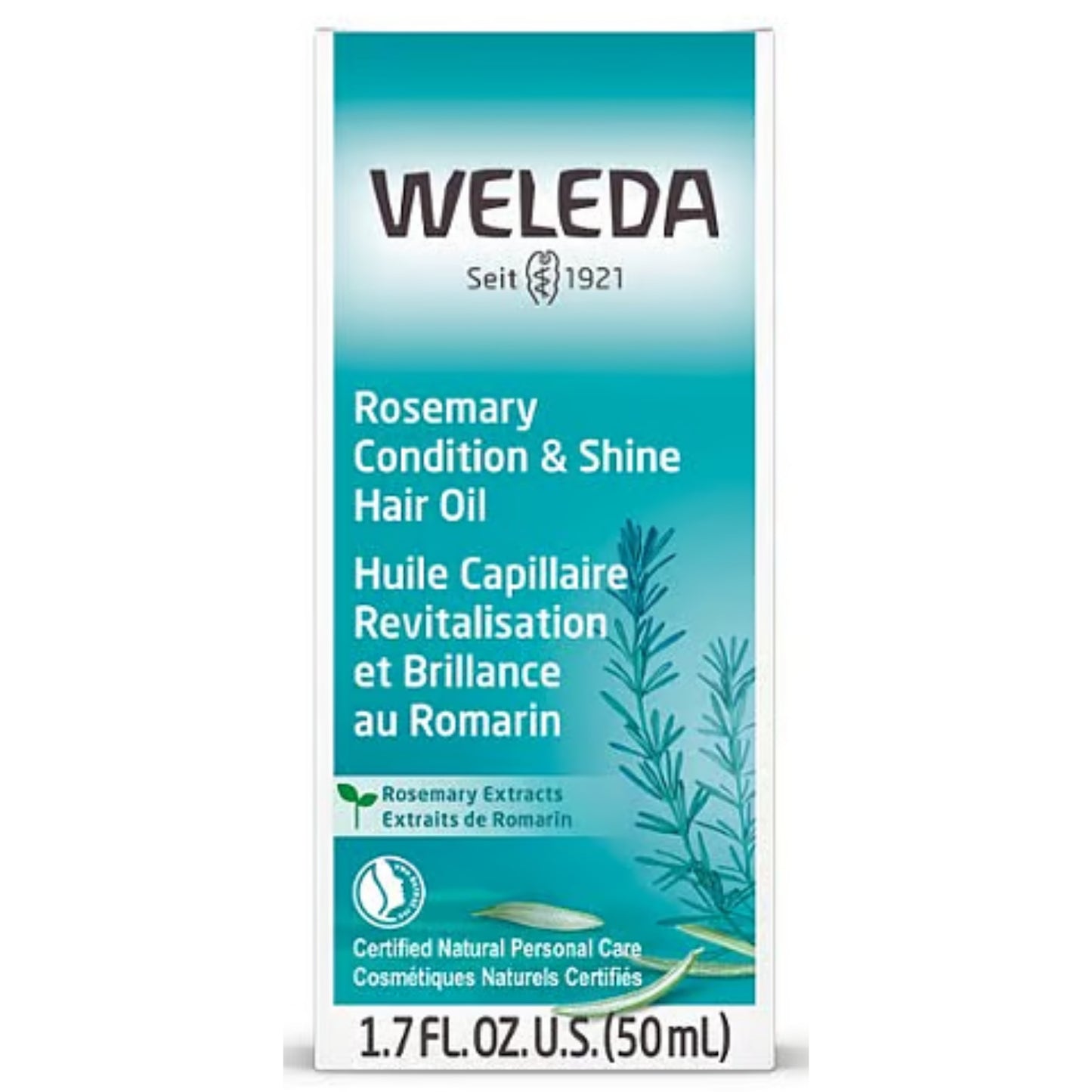 Weleda Conditioning Hair Oil - Rosemary 50ml