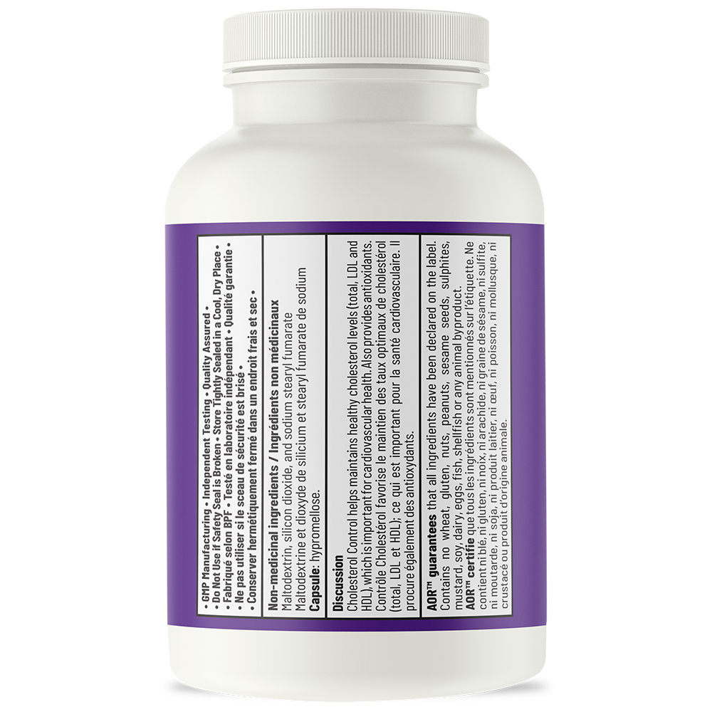 AOR Cholesterol Control 500mg 60 Capsules