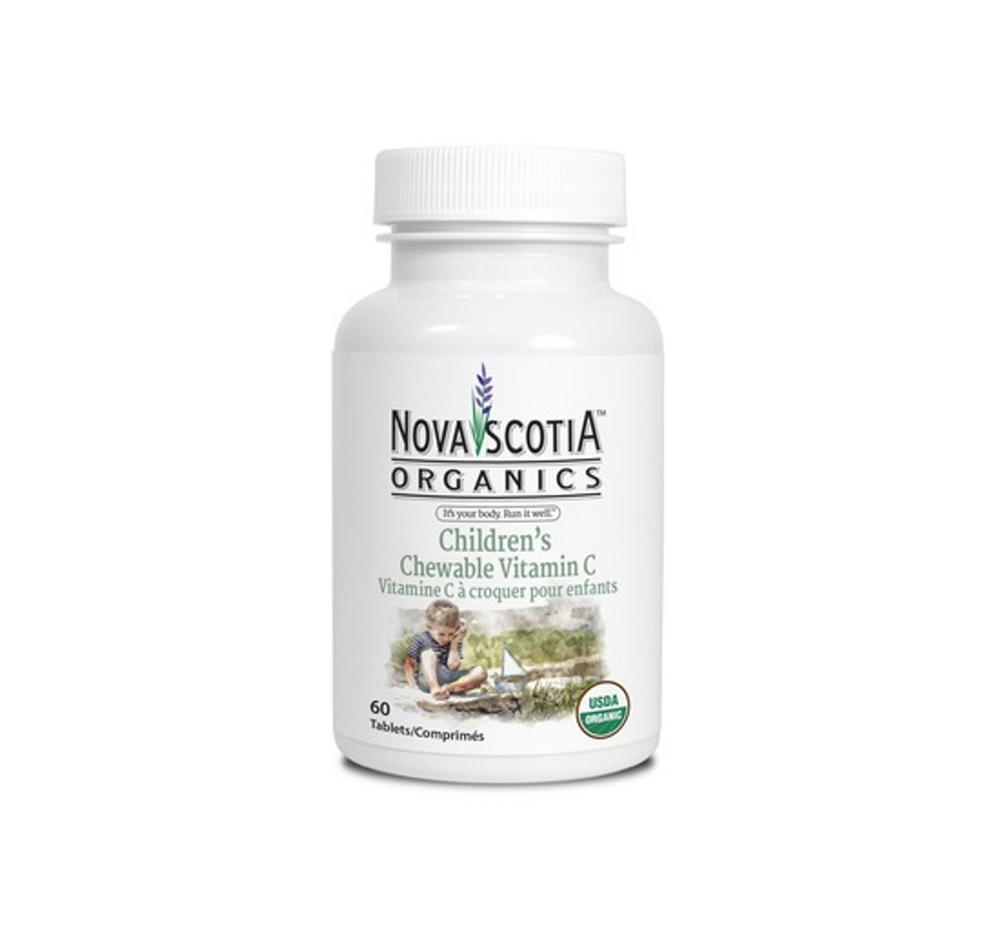 Nova Scotia Organics Children’s Chewable Vitamin C 60 Tablets