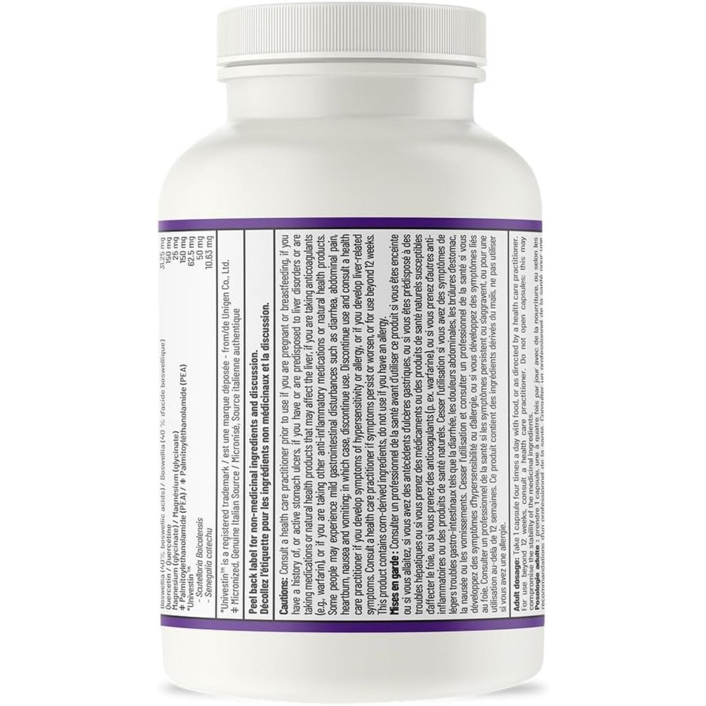 AOR P.E.A.k Pain Relief 419mg 120 Capsules