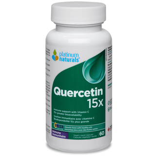 Platinum Naturals Quercetin 15X 60 Veggi Liquid Capsules