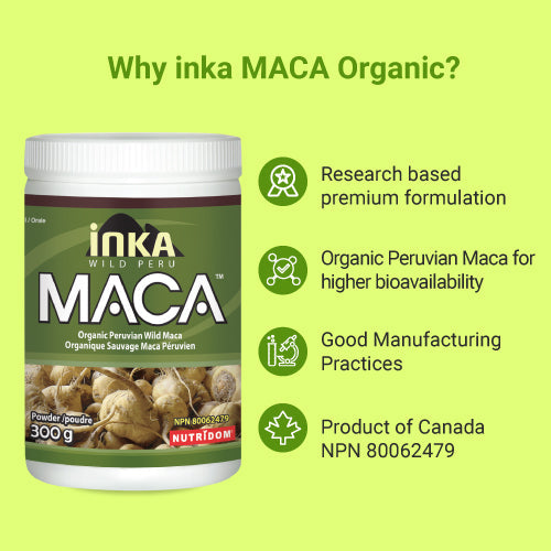 Inka Maca Organic Powder, 10.5 oz (300 g)