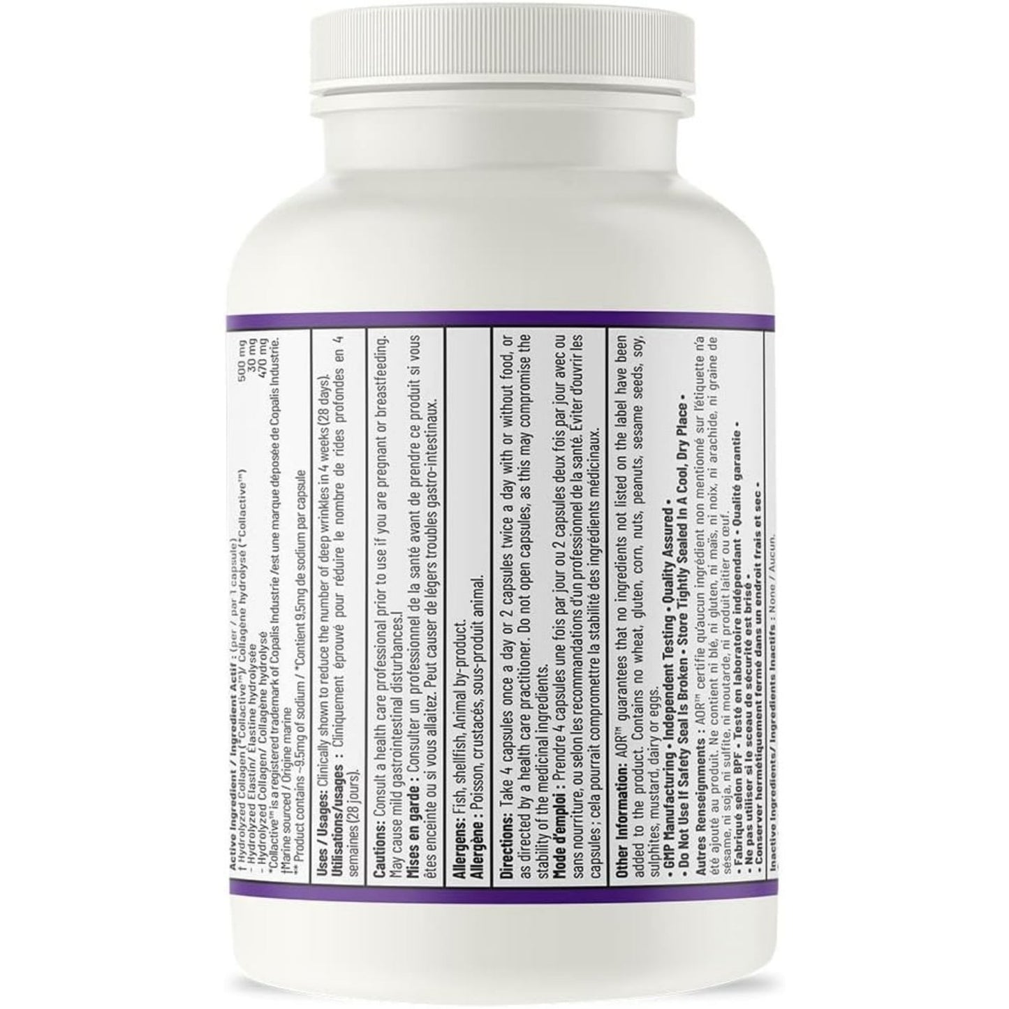 AOR Collagen Lift 500mg 120 Capsules
