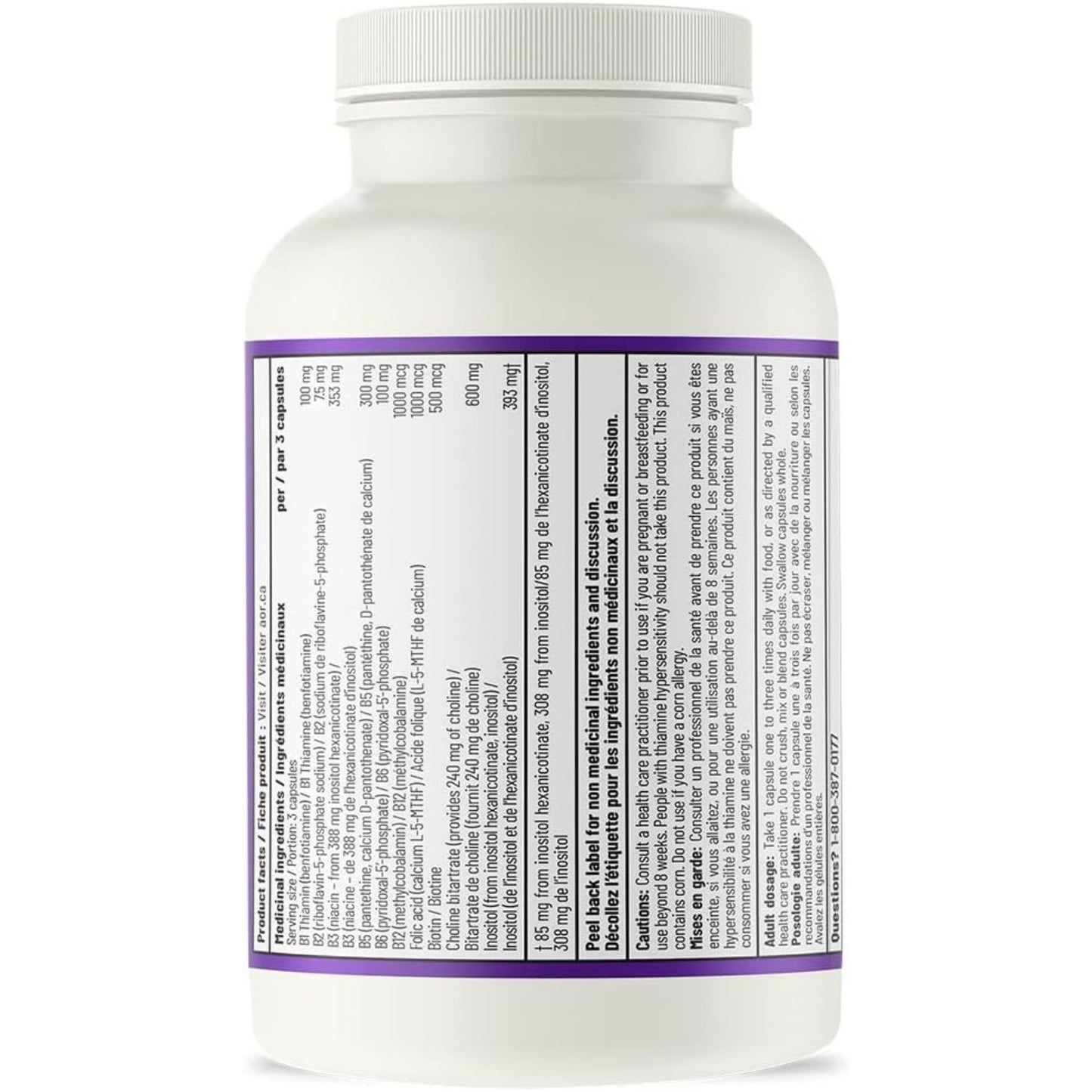 AOR Advanced B Complex 602mg 90 Capsules