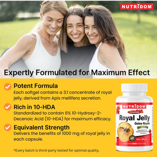 Nutridom Royal Jelly, 1,000mg, 60 Softgels