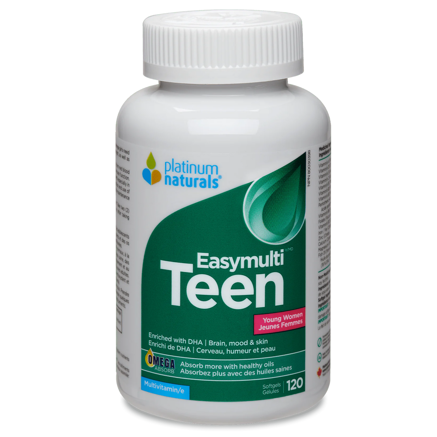 Platinum Naturals Easymulti Teen for Young Men 60 Softgels