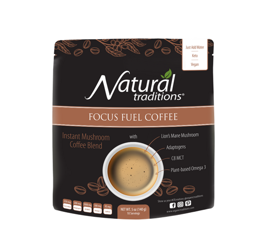 Organic Traditions Focus Fuel Coffee 140g