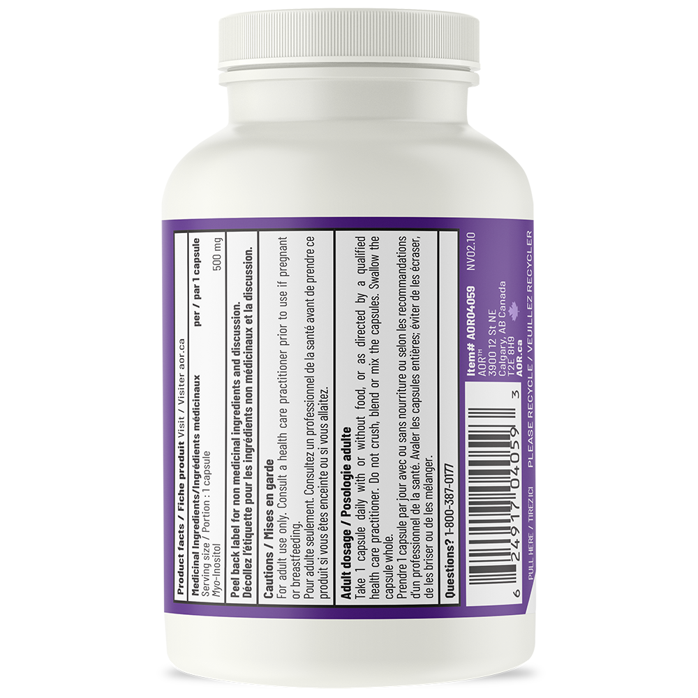 AOR Inositol Caps 500mg 90 Capsules