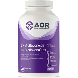 AOR C + Bioflavonoids 925mg 200 Capsules