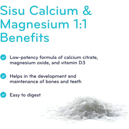 Sisu Calcium & Magnesium 1:1 300 Capsules