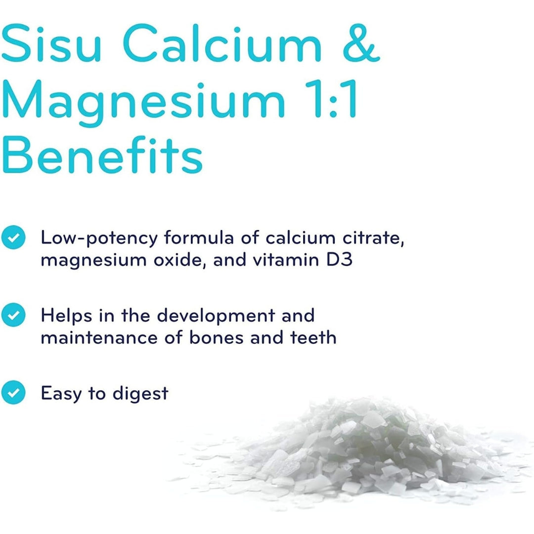 Sisu Calcium & Magnesium 1:1 300 Capsules