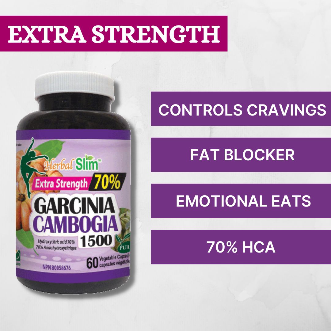 Herbal Slim Garcinia Cambogia, 70% HCA, 750 mg, 60 Veggie Capsules