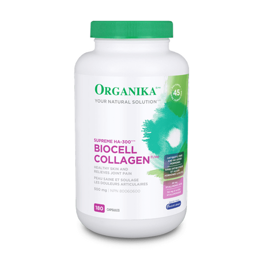 Organika Biocell Collagen (Formerly HA-300) 500mg 180 Capsules