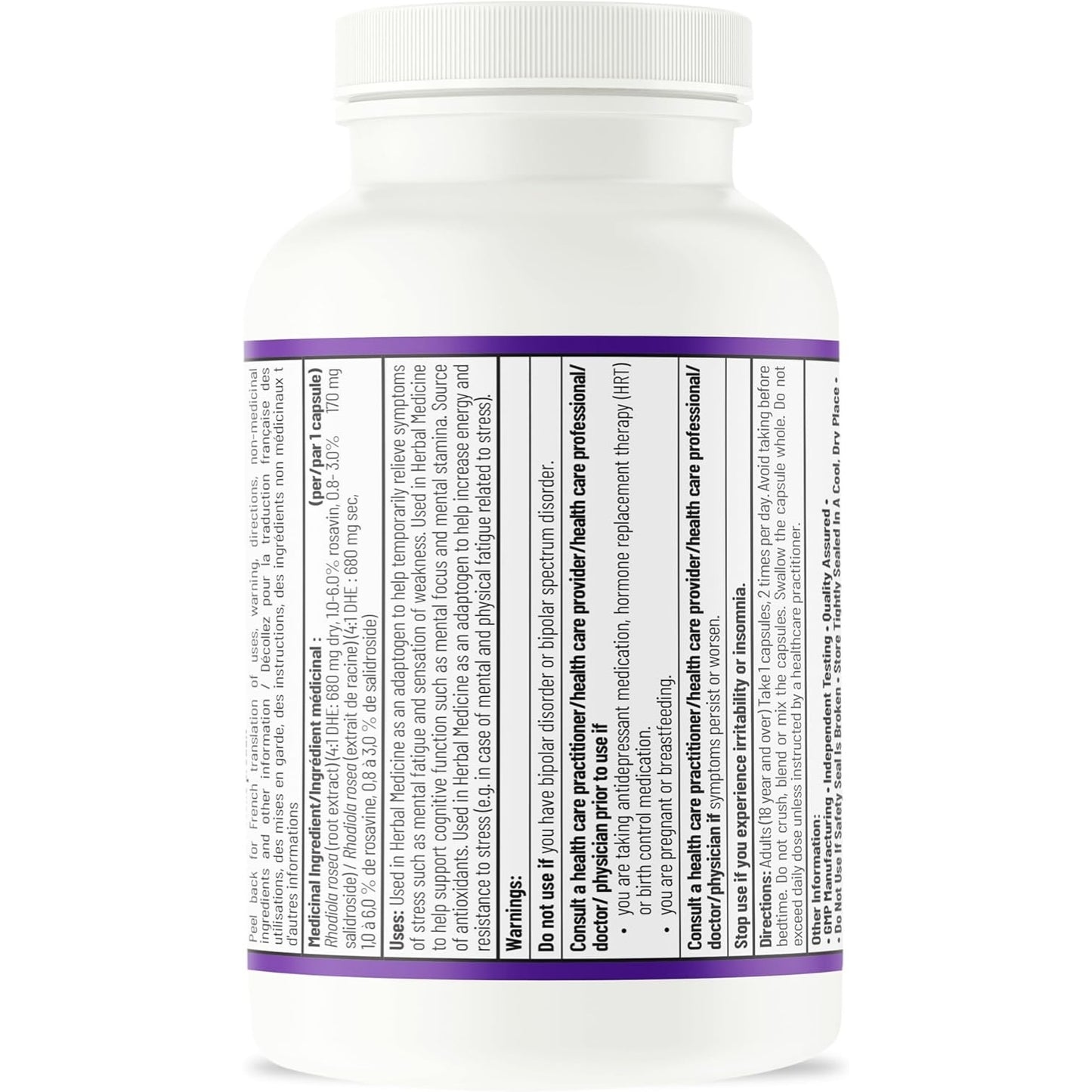 AOR Rhodiola 170mg 60 Capsules