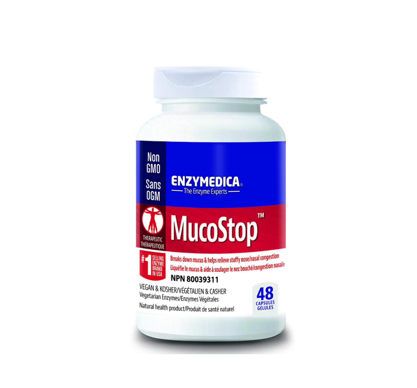 Enzymedica MucoStop 48 Capsules