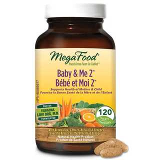 MegaFood Baby & Me 2 120 Tablets (Gluten & Dairy Free)