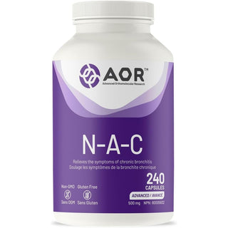 AOR N-A-C (N-Acetyl-L-Cysteine) 500mg 240 Capsules