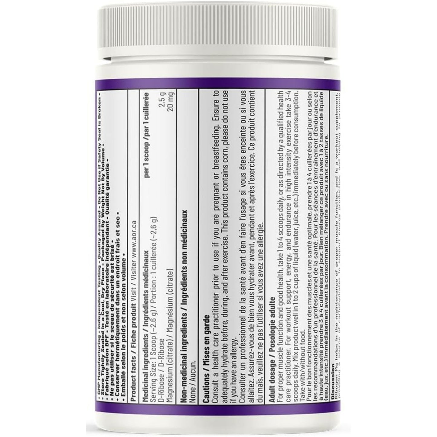 AOR Ribogen Mg Powder 263g