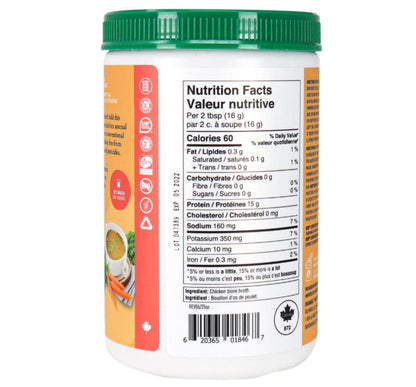 Organika Bone Broth Chicken Original Protein Powder 300g