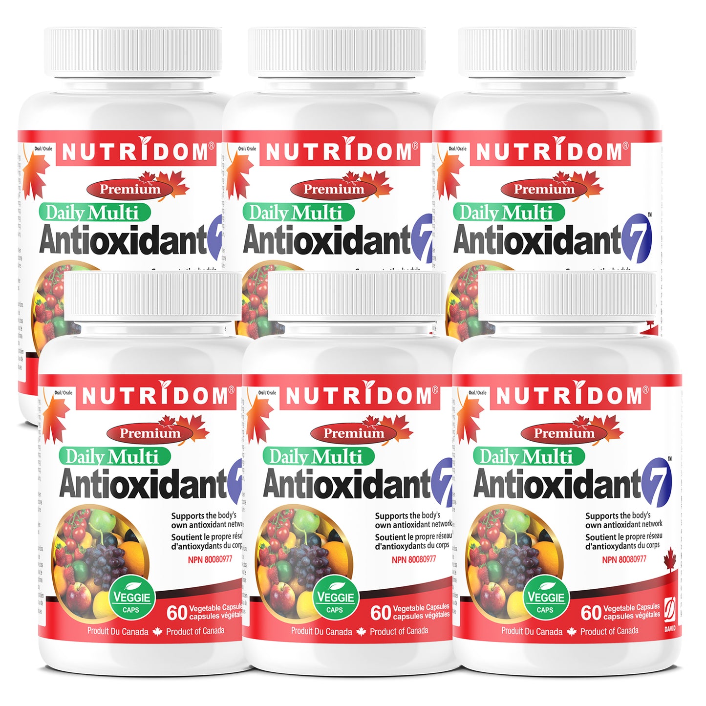 Nutridom Antioxidant 7 60 Vcaps - 6 PACK