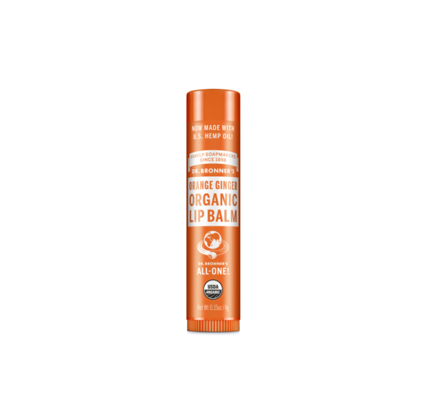 Dr. Bronner's Organic Lip Balm (Orange Ginger) 4g