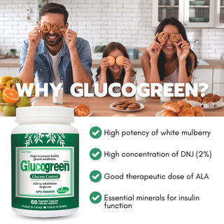 Glucogreen Glucose Control 500mg 60 Vcaps - 6 PACK