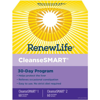 Renew Life CleanseSMART KIT 30 Day Program Full Body Cleanse