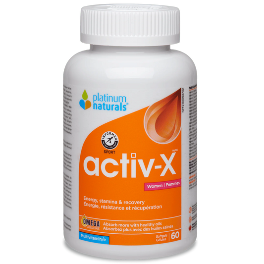 Platinum Naturals Activ-X Multivitamin For Women 60 Softgels