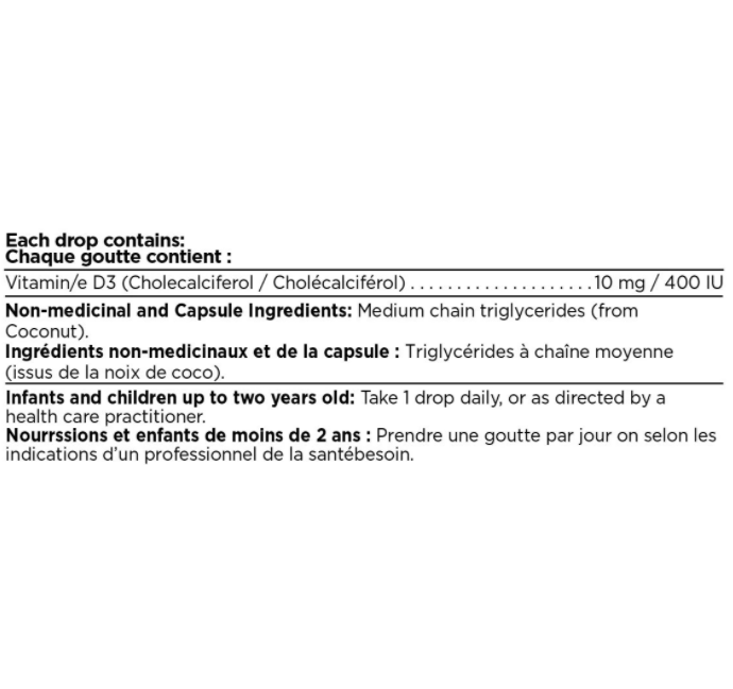 Platinum Naturals Vitamin D3 Drops for Babies 15ml