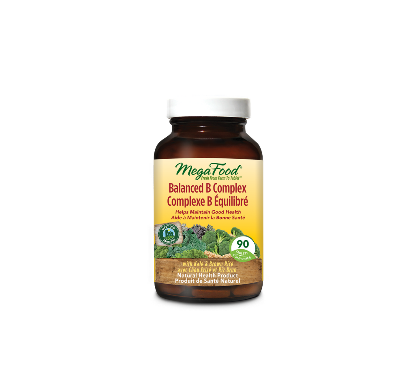 MegaFood Balanced B Complex 90 Tablets