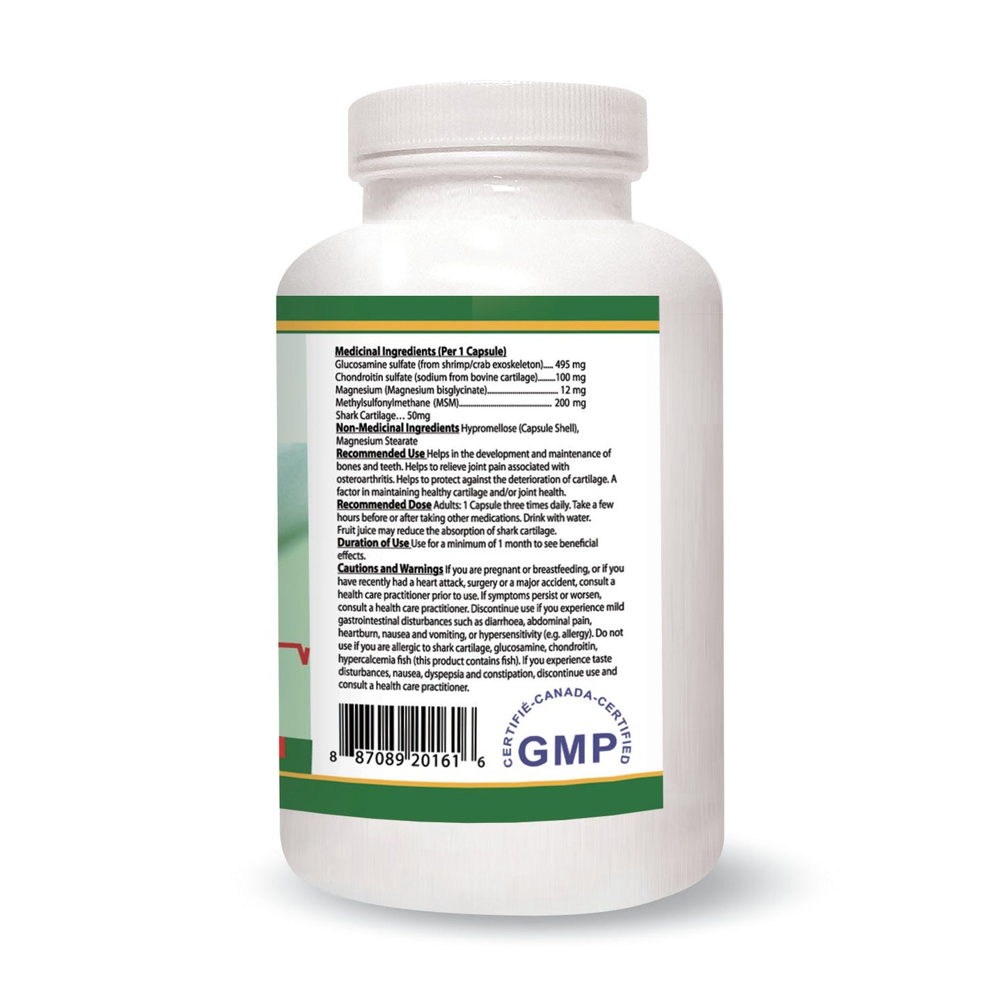 Glucosamine Gold 860 mg 180 Vcaps - 6 PACK