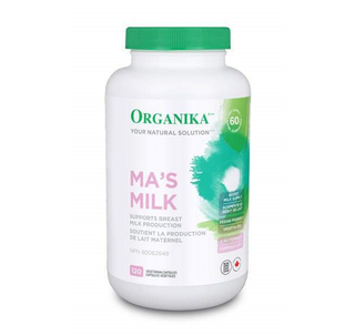 Organika Ma's Milk 120 Capsules