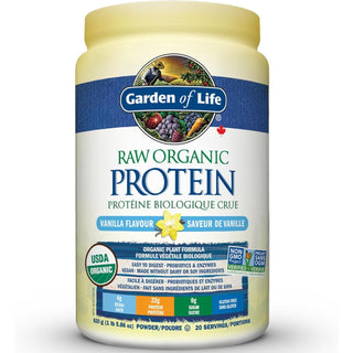 Garden of Life Raw Organic Vegan Protein Powder - Vanilla 620g