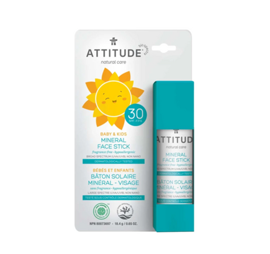 Attitude SPF30 Baby & Kids Moisturizer Mineral Face Stick