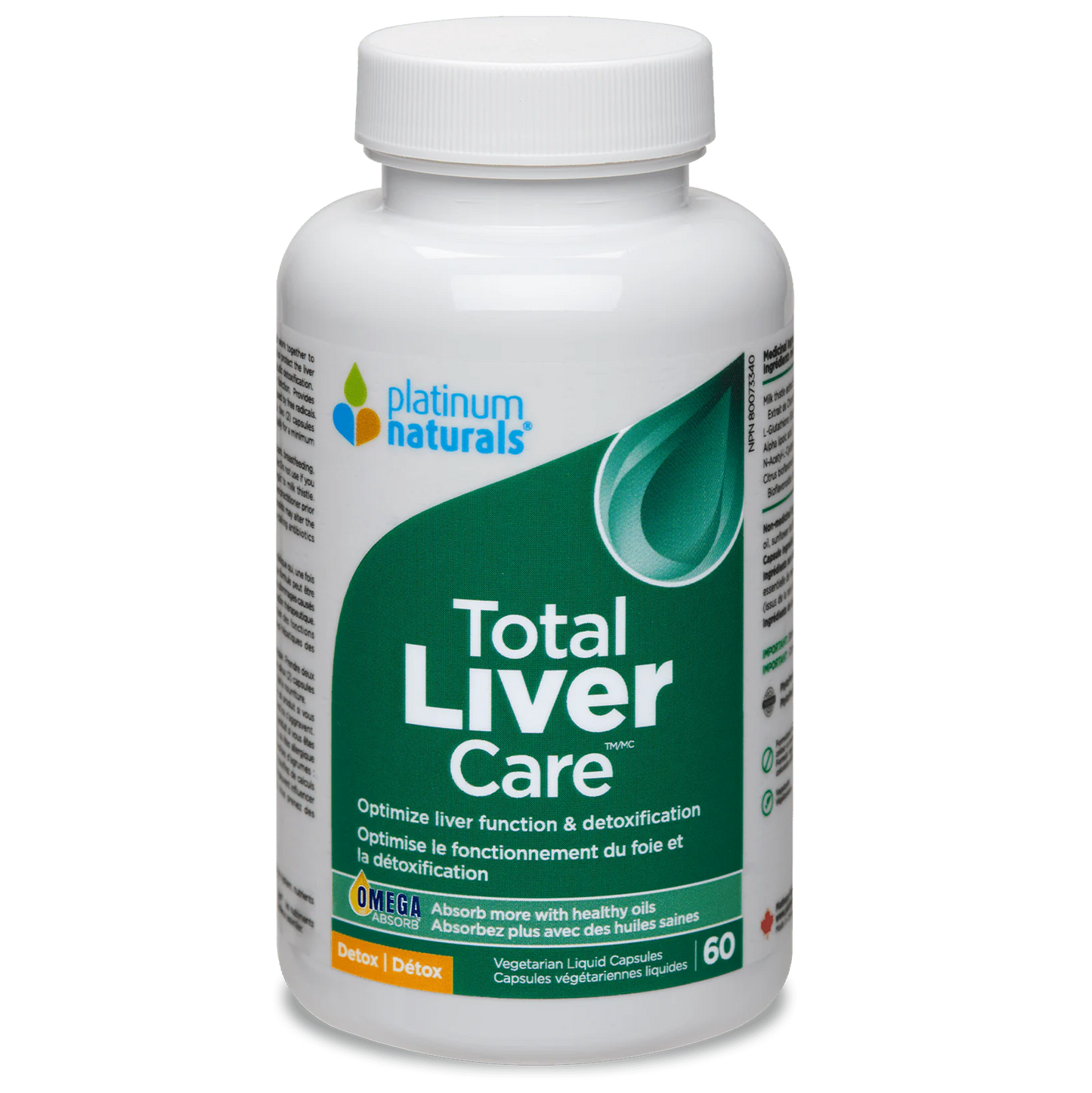 Platinum Naturals Total Liver Care 60 Veggi Liquid Capsules