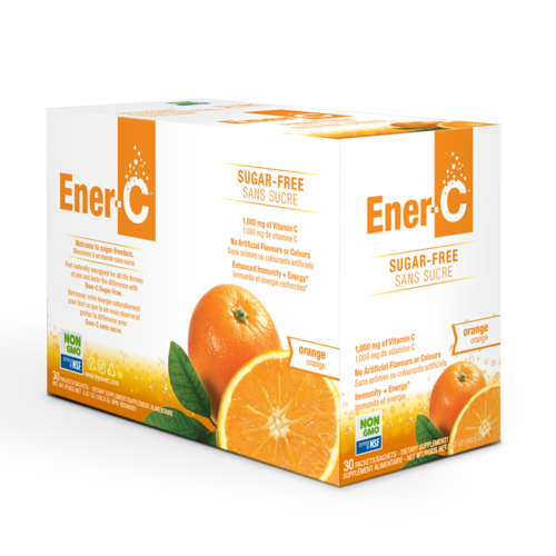 Ener-C Sugar Free 1,000mg Vitamin C Drink Mix - Orange 30 packs