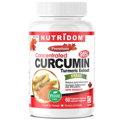 Nutridom Turmeric Curcumin, 400 mg, 60 Veggie Capsules