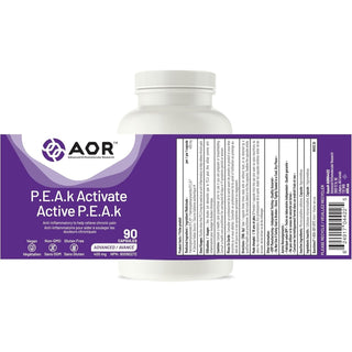 AOR P.E.A.k Activate 400mg 90 Capsules