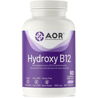 AOR Hydroxy B12 1000mcg 60 Lozenges