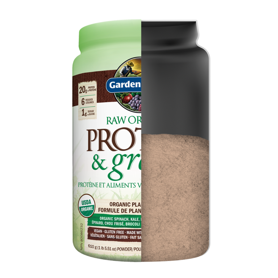 Garden of Life Raw Organic Protein & Greens Powder - Chocolate 610g