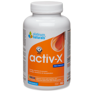 Platinum Naturals Activ-X Multivitamin For Men 60 Softgels