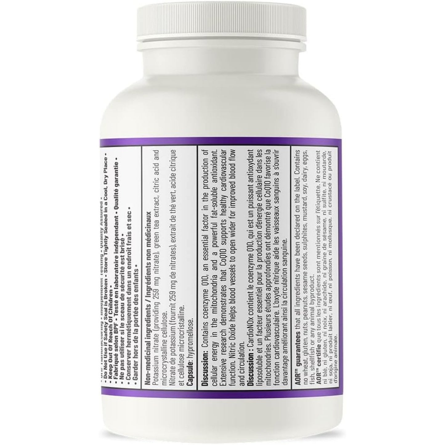AOR CardioNOx 100mg 30 Capsules