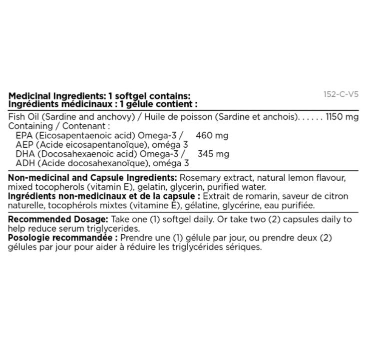 Platinum Naturals Omega Super 800 60 Softgels