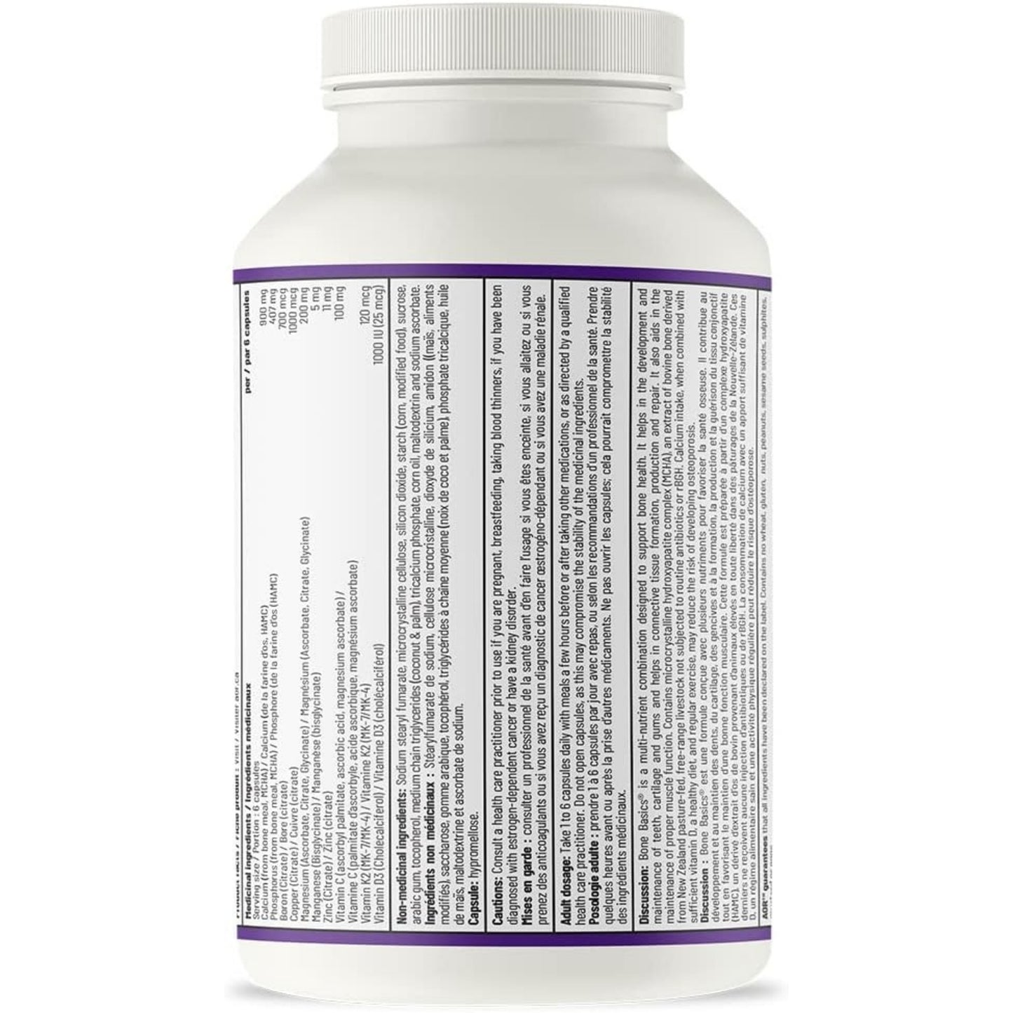 AOR Bone Basics 271mg 240 Capsules