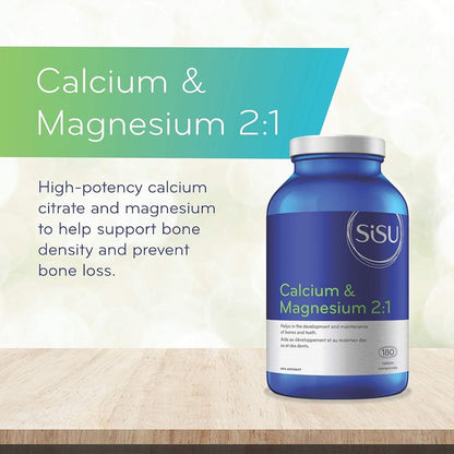 Sisu Calcium & Magnesium 2:1 180 Tablets