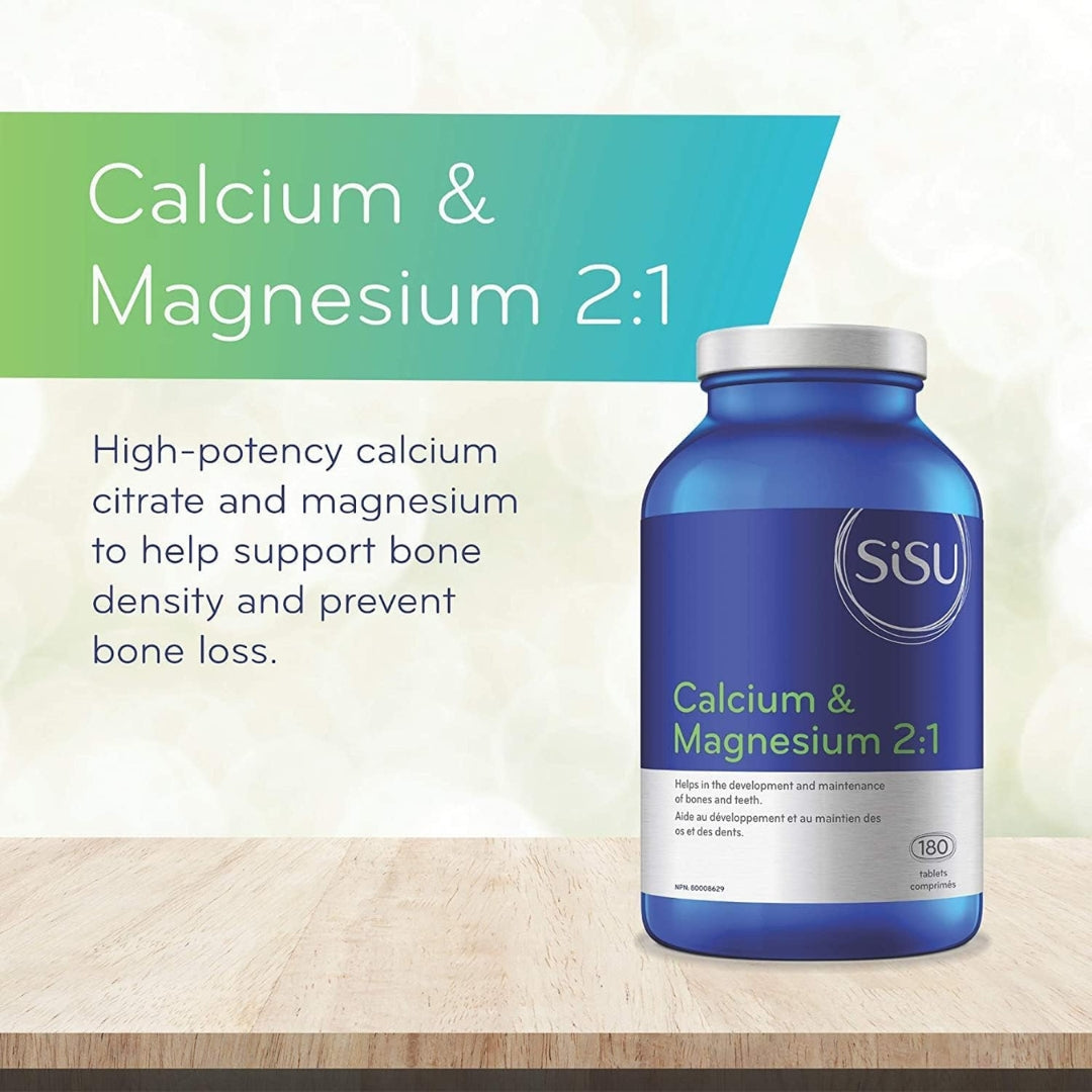 Sisu Calcium & Magnesium 2:1 180 Tablets