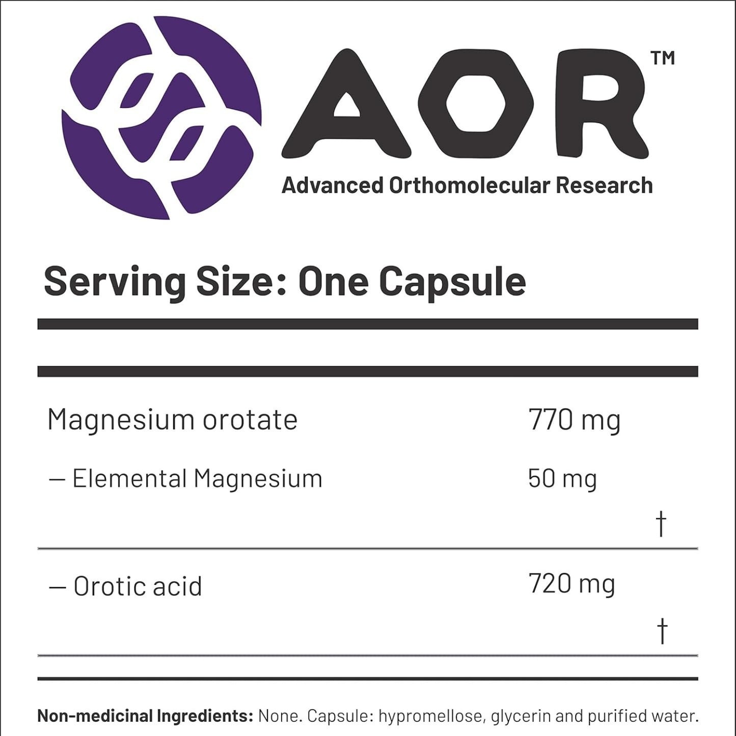 AOR Cardio Mag 2.0 770mg 120 Capsules