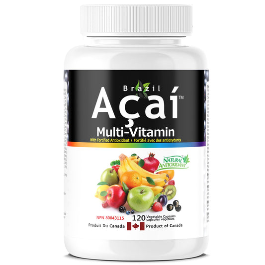 Brazil Acai 7, Multivitamin with Acai Berry Extract, 120 Veggie Capsules